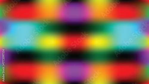 Vibrant Abstract Colorful Stripes Pattern with Neon Hues for Dynamic Background Design Visual Art Decor