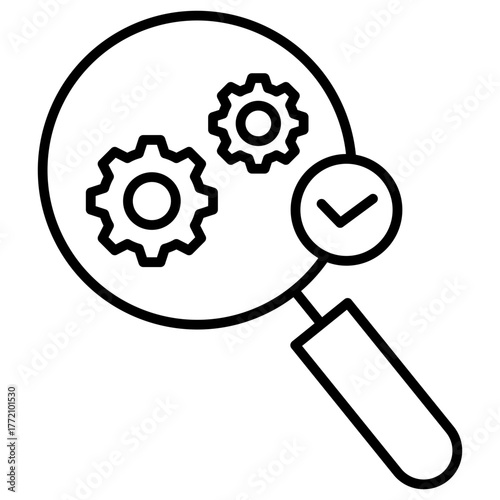 Search Optimization Outline Icon