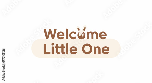 Welcome little one with adorable bunny ears, perfect for baby shower decorations or a sweet nursery design, bringing warmth and joy to new beginnings