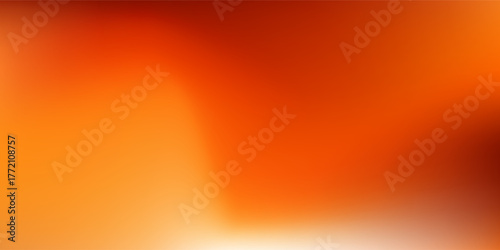 Abstract warm red orange brown gradient wallpaper. Autumn colored blurred background. Simple color.