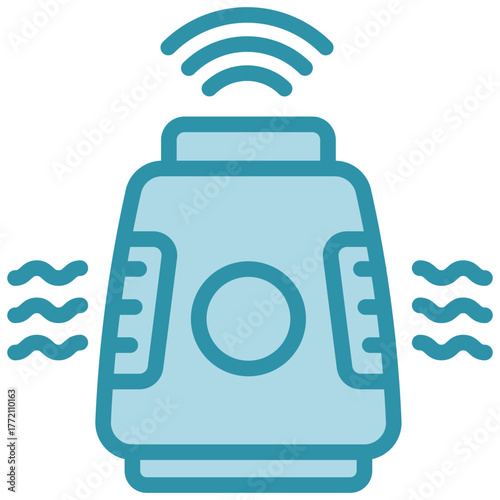 Air Purifier Mini Illustration Icon. Use For Modern Concept, Print, Ui, Ux Kit, Web And App Development. Vector Related To Technology, Smart Home And More