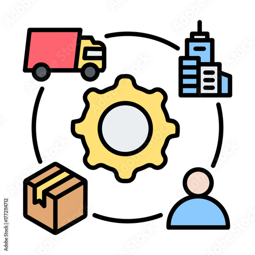 Distribution Channel Icon