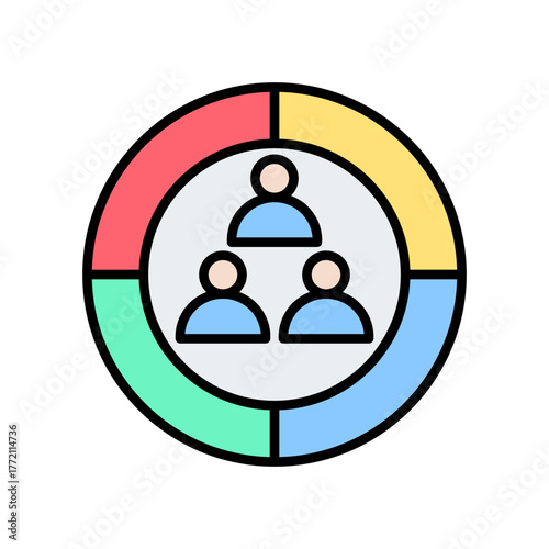 Demographic Segmentation Icon