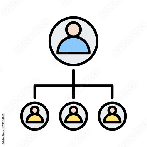 Organization Structure Icon