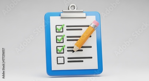 Checklist Pencil Form Tick Task List