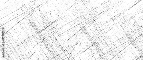 Vector Abstract Black And White Grunge Brush Texture Ink Stroke Background	