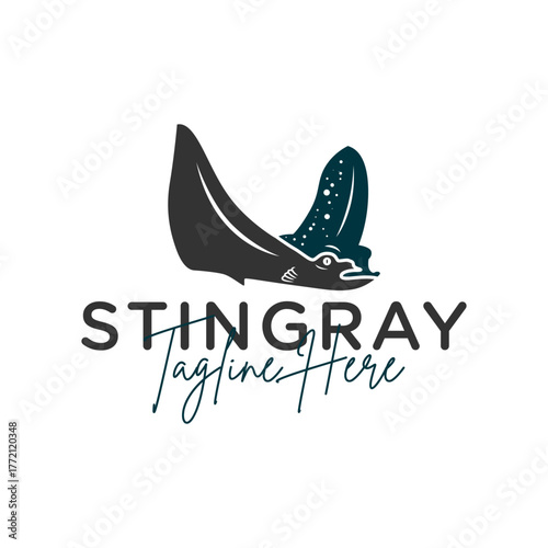 stingray processing illustration logo