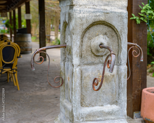 Closeup of Provence Plaza Style Fountain