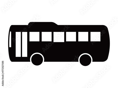 バス_シルエット