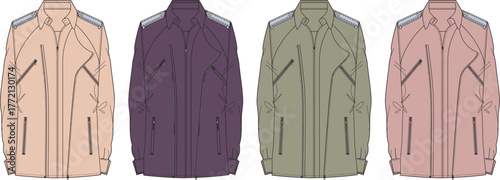 Colorful Modern Jackets, Stylish Outerwear Collection for Fashion and Versatile Wardrobe