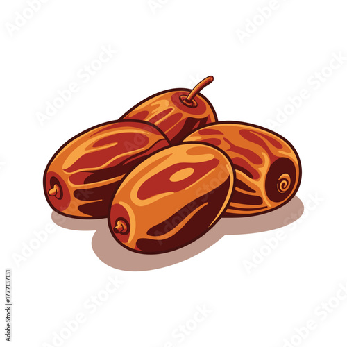Dates digital illustration design vector