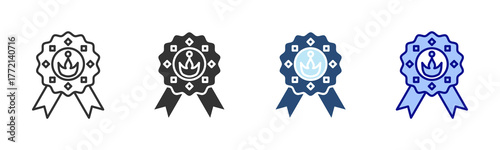 Brand Icon Set. Designed In Multi Style