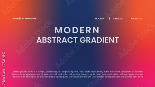 Modern abstract colorful gradient background