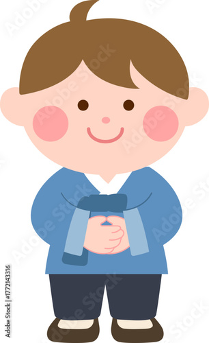 한복입은 어린이