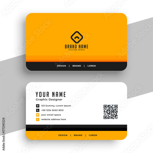 modern style corporate visiting card template a office stationery