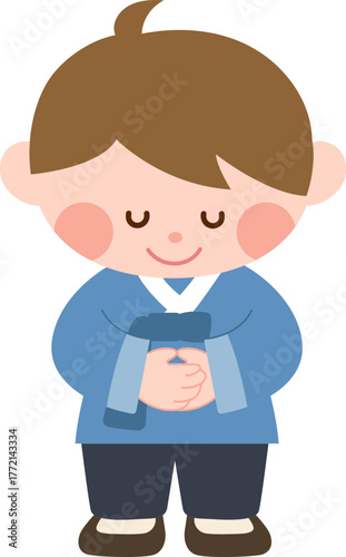 한복입은 어린이