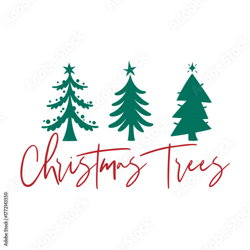 Christmas Trees Svg