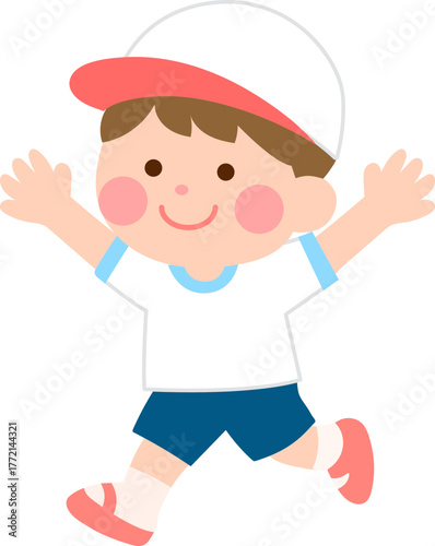 운동하는 어린이