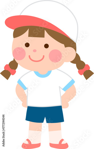 운동하는 어린이