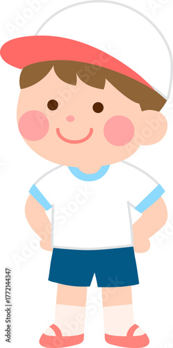 운동하는 어린이