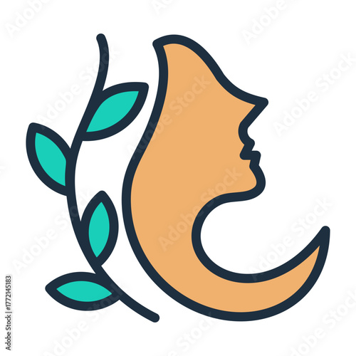 Skincare Icon - Lineal Color