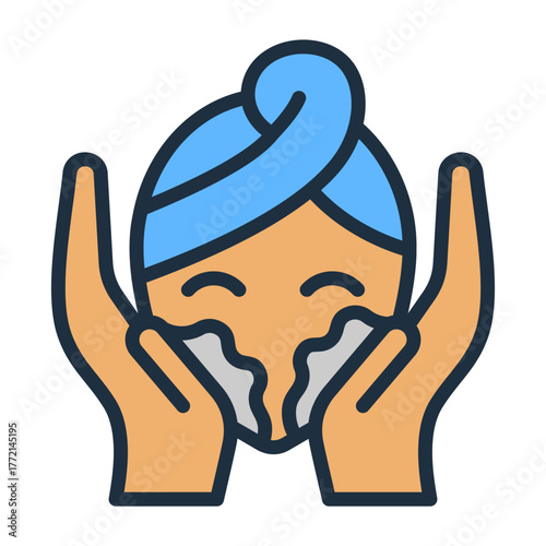 Facial Icon - Lineal Color