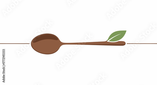 Spoonful of fresh ingredients for your healthy lifestyle and wellness brand, perfect for food bloggers and nutritionists with a rustic aesthetic