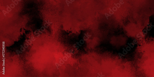 Abstract black and red fantasy watercolor background abstract fire flame grunge texture background .Old vintage grunge pattern distressed bright red paper .decorative pattern background