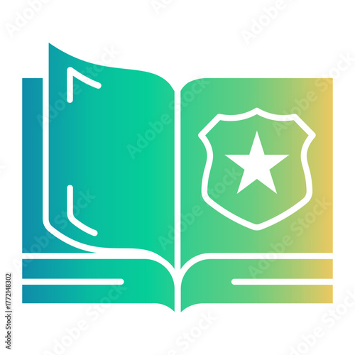 riot shield Gradient icon