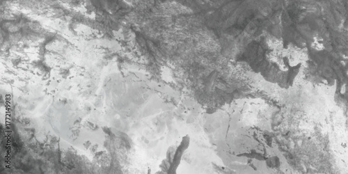 Grunge black and white crack paper texture design. Grunge surface wall cracks brushed plaster wall. Abstract seamless vector gray concrete texture. Gray distressed grunge texture or panorama wall art.