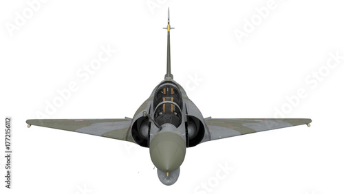 Cuadro en lienzo 3d rendering dassault mirage 2000