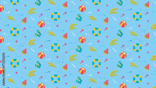 holiday beach game patterns