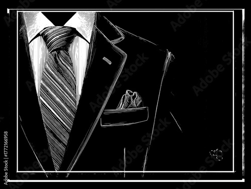 Clean line-art suit-on-hanger icon in brown & white, negative-space vector PNG perfect for app launcher, site favicon or print tag minimal mark