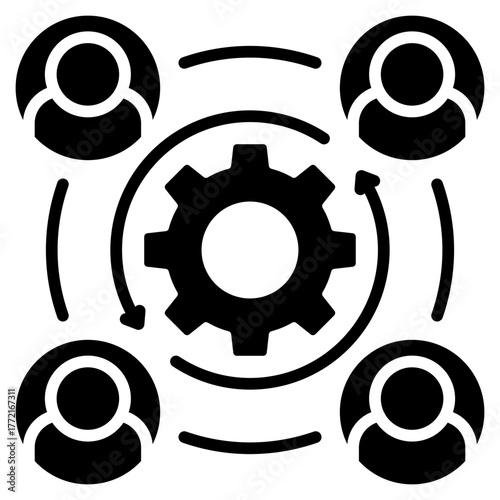 Lean Management Icon