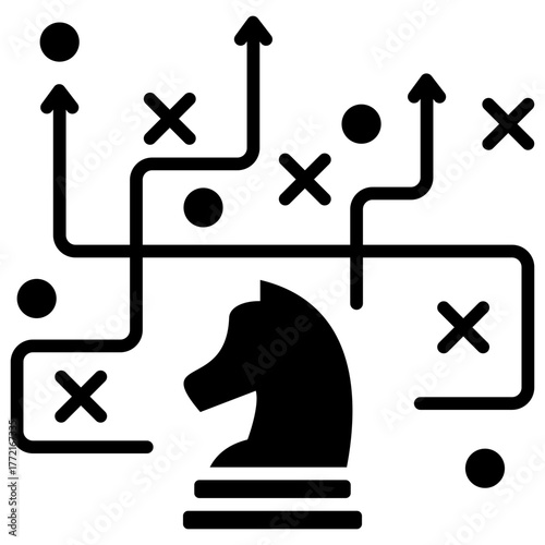 Strategic Roadmap Icon