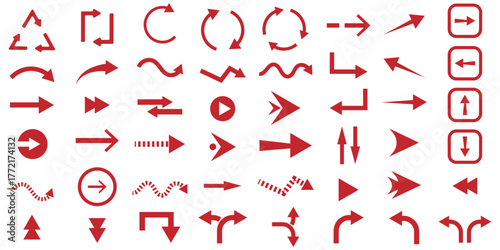 Arrow icon set, arrow cursor collection, black arrows icons vector set. Set of big black vector arrows. Arrow icon. Mega set of vector arrows. Set of many different arrow icon. Black long arrow icon