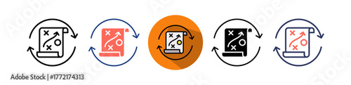 Change Strategy multiple icon