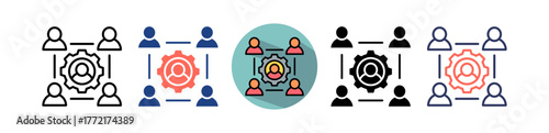 Stakeholder Engagement multiple icon