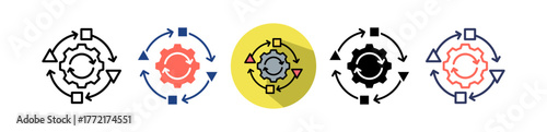 Process Adaptation multiple icon