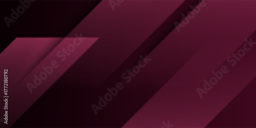 Abstract maroon geometric background with diagonal layered shapes