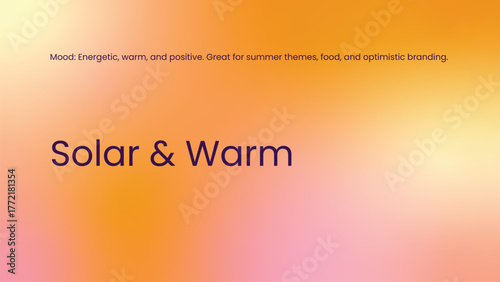 Color gradient templates set for banners, posters, and brochures.