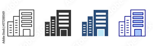 Enterprise Icon Set. Designed In Multi Style