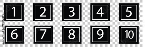 These are bullet points vector. EPS 10