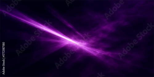 Dark blue abstract background with bright energy ray light for space art design and motion animation loop