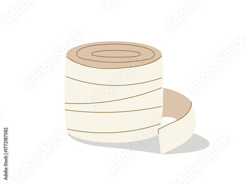 Bandage roll, scotch ribbon roll icon