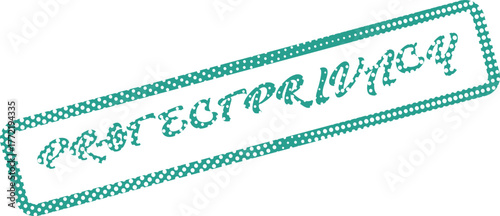 A prominent protect privacy safeguarding compliance seal signifies strong commitment to individual data confidentiality