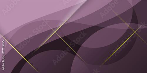 Abstract brown color gradient overlap shapes background for card graphics design.
