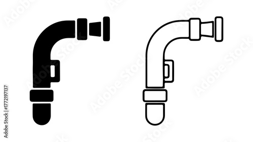 Fuel nozzle with transparent background
