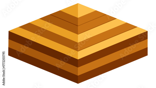 3d layered walnut parquet floor seamless background design