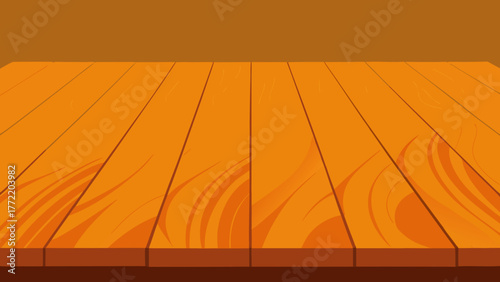 3d polished oak plank wooden surface home interior background